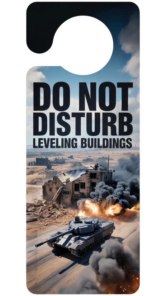 Leveling Buildings Door Hanger
