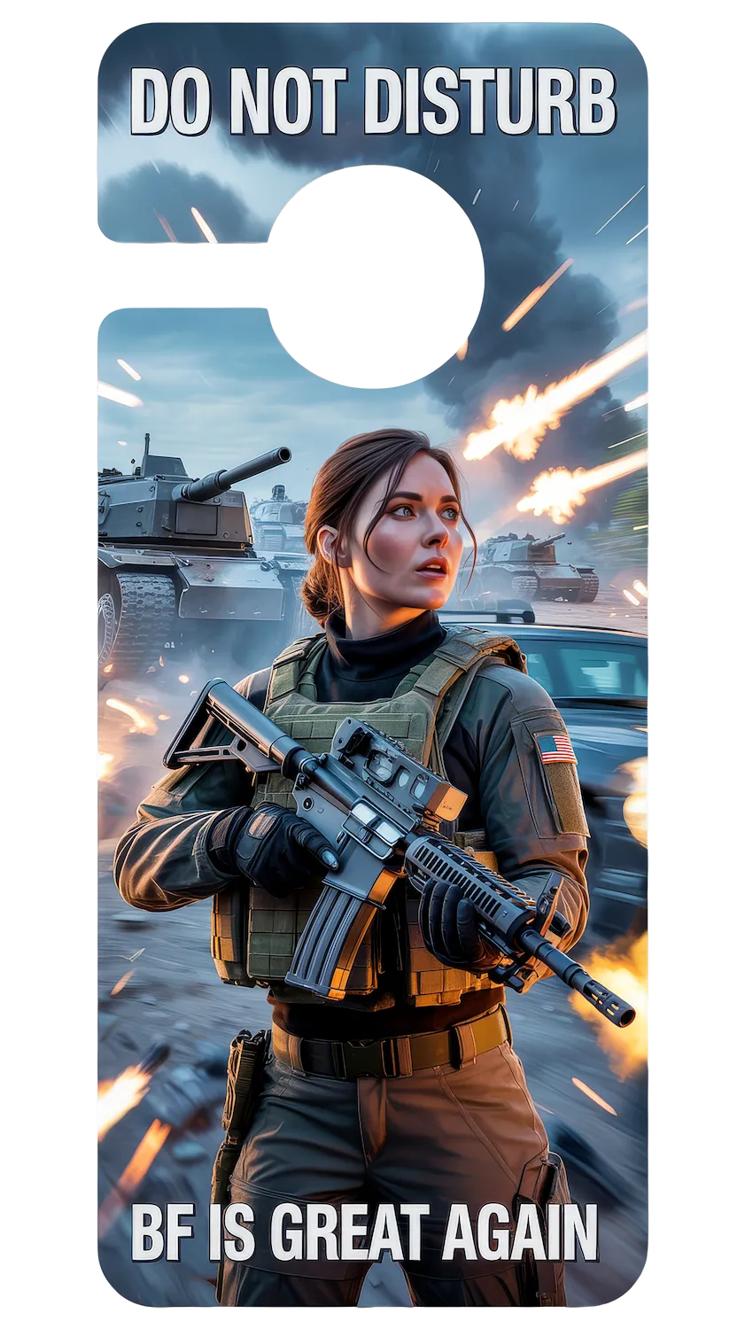 BF is great again Door Hanger